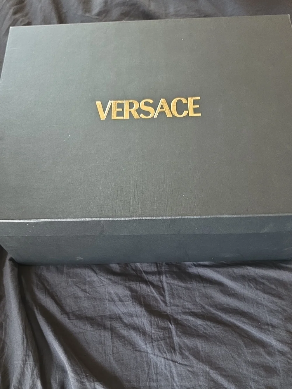 Versace Black Box with Gold Logo. Only worn once.